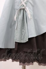 画像3: axes femme / ダブルレースアップスリットスカート M ミント/ブラウン H-26-04-27-1041-AX-SK-NS-ZH (3)