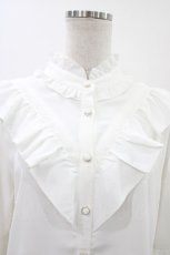 画像3: axes femme / 姫袖風フレア袖ブラウス Free 白 H-26-04-27-1046-AX-BL-NS-ZH (3)