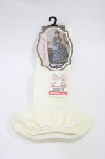 画像1: Kurumi Collaboration / ECkurumiHSレースソックス 23-25cm アイボリー H-26-04-27-1005-GO-ZA-YZ-ZH (1)