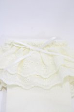 画像2: Kurumi Collaboration / ECkurumiHSレースソックス 23-25cm アイボリー H-26-04-27-1005-GO-ZA-YZ-ZH (2)