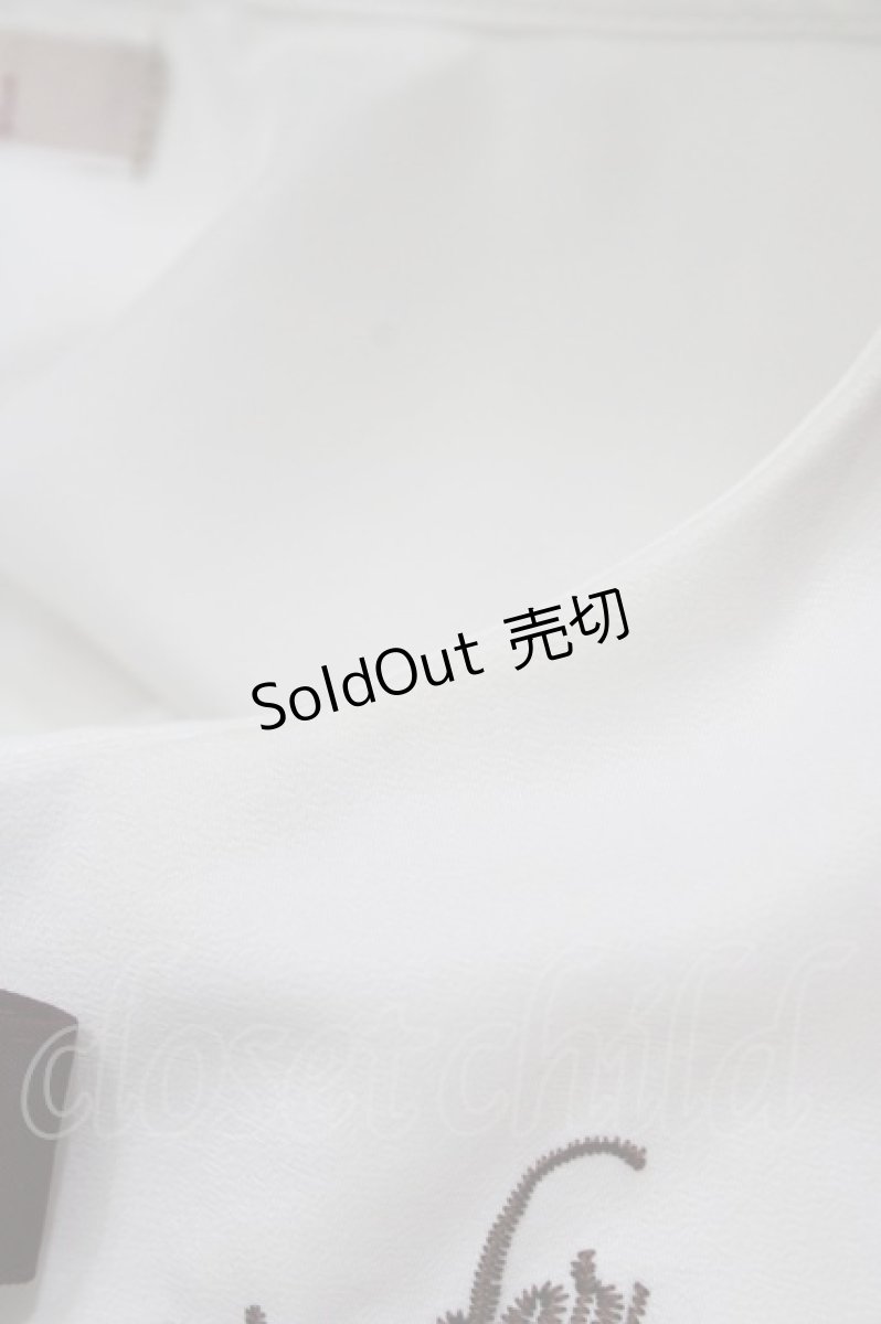 画像4: Amavel / 鍵刺繍ブラウス Free オフ/ワイン H-26-04-27-1051-CA-BL-NS-ZH (4)