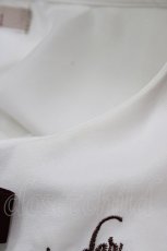 画像4: Amavel / 鍵刺繍ブラウス Free オフ/ワイン H-26-04-27-1051-CA-BL-NS-ZH (4)