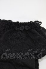 画像2: m petit by misako / ECAMCSNIバラレース 23-25cm ブラック H-26-04-27-1006-LO-ZA-YZ-ZH (2)