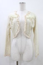 画像1: axes femme / フラワーレースボレロ M アイボリー H-26-04-27-1054-AX-TO-NS-ZH (1)