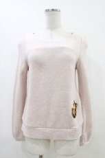 画像1: Franche Lippee / 刺繍スウェットプルオーバー M ピンク H-26-04-27-1056-LO-TO-NS-ZH (1)