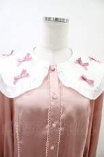 画像3: axes femme kawaii / プチリボン配色ブラウス M ピンク H-26-04-27-1059-AX-BL-NS-ZH (3)