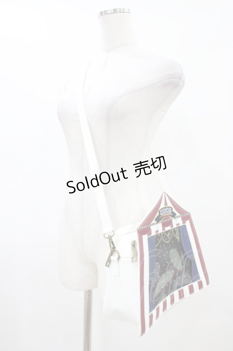 画像2: axes femme kawaii / サーカステントバッグ  白 H-26-04-27-1001-AX-BG-YZ-ZH (2)