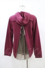 画像2: axes femme / バックシャンパーカー M ワイン H-26-04-27-1061-AX-TO-NS-ZH (2)