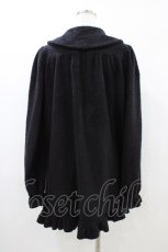 画像2: Nile Perch / ボアフリルカーディガン FREE ブラック H-26-04-27-1062-LO-TO-YZ-ZH (2)