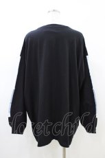 画像2: FLC / ぬた。コラボ　TT*ロゴBIGロンT L ブラック H-26-04-27-1063-LO-TS-YZ-ZH (2)