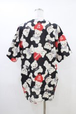 画像2: Honey Cinnamon / シナモンくん総柄Tシャツ Free ブラック H-26-04-27-1064-LO-TS-NS-ZH (2)