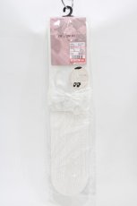 画像1: m petit by misako / AMOVKTPレースリボン 23-25cm 白 H-26-04-27-1013-LO-ZA-YZ-ZH (1)