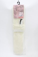 画像1: m petit by misako / AMOVKレーシーフリル 23-25cm アイボリー H-26-04-27-1015-LO-ZA-YZ-ZH (1)