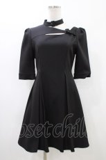 画像1: EATME / ベルテッドワンピース M ブラック H-26-04-27-1021-LO-OP-NS-ZH (1)