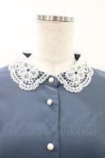 画像3: m petit by misako / AM*レースエリプリーツワンピース L ブルー H-26-04-27-1026-LO-OP-YZ-ZH (3)