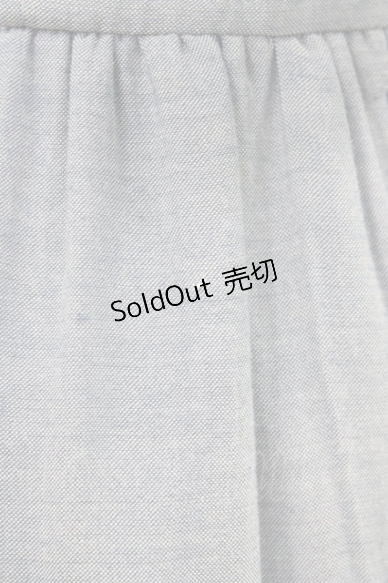 画像4: axes femme / シャンブレーロングワンピース M ブルー H-26-04-27-1027-AX-OP-NS-ZH (4)