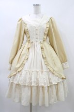 画像1: axes femme kawaii / オリビアワンピース M イエロー H-26-04-27-1029-AX-OP-NS-ZH (1)