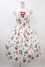 画像1: axes femme kawaii / クラシックベリージャンスカ M 白 H-26-04-27-1031-AX-OP-NS-ZH (1)