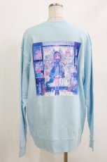 画像3: NieR Clothing / ブルーラビットトレーナー【BACK DESIGN】  サックス H-26-04-27-055-PU-TO-KB-ZH (3)