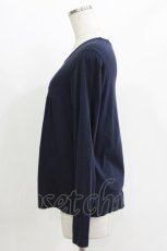 画像2: Jane Marple Dans Le Salon / 切替カットソー M ネイビー H-26-04-27-056-JM-TO-KB-ZH (2)