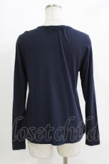 画像3: Jane Marple Dans Le Salon / 切替カットソー M ネイビー H-26-04-27-056-JM-TO-KB-ZH (3)