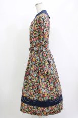 画像2: Jane Marple / Heirloomヴィンテージマリンカラードレス M ネイビー H-26-04-27-006-JM-OP-KB-ZH (2)