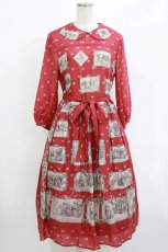 画像1: Jane Marple / Spirit of libertyコレットドレス  ローズ H-26-04-27-008-JM-OP-KB-ZH (1)