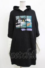 画像1: Candy Stripper / TOM and JERRY LAYERED ワンピース  ブラック H-26-04-27-009-PU-OP-KB-ZH (1)