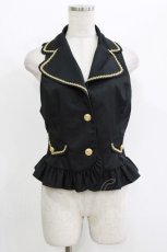 画像1: MA / ネコミミ騎士団プランス・ジレ弐  ブラック×ゴールド H-26-04-27-011-PU-TO-KB-ZH (1)