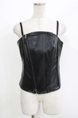 画像1: Qutie Frash / ライダースコルセット M 黒 H-26-04-27-014-QU-ZA-AK-ZH (1)