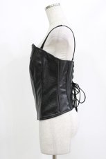 画像2: Qutie Frash / ライダースコルセット M 黒 H-26-04-27-014-QU-ZA-AK-ZH (2)