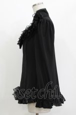 画像2: Qutie Frash / チャイナパフカットソー FREE 黒 H-26-04-27-016-QU-TO-AK-ZH (2)