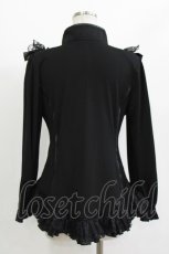 画像3: Qutie Frash / チャイナパフカットソー FREE 黒 H-26-04-27-016-QU-TO-AK-ZH (3)