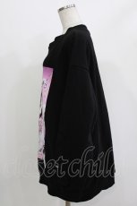 画像2: REFLEM / REFLEM×negi イラストV/Nトレーナー FREE 黒 H-26-04-27-018-PU-TO-AK-ZH (2)