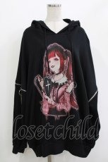 画像1: REFLEM / 椎名ひかりコラボドロップショルダーパーカー FREE 黒 H-26-04-27-021-PU-TO-AK-ZH (1)