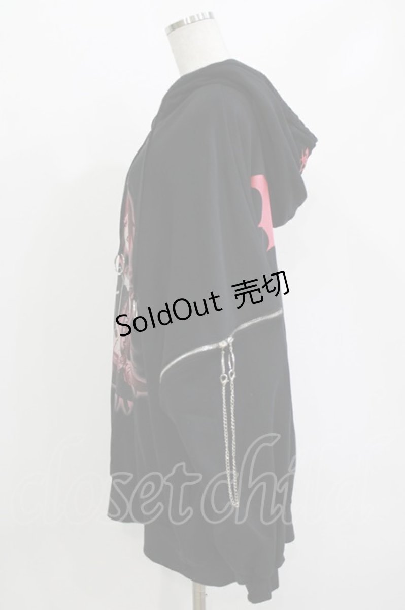 画像2: REFLEM / 椎名ひかりコラボドロップショルダーパーカー FREE 黒 H-26-04-27-021-PU-TO-AK-ZH (2)