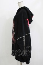 画像2: REFLEM / 椎名ひかりコラボドロップショルダーパーカー FREE 黒 H-26-04-27-021-PU-TO-AK-ZH (2)