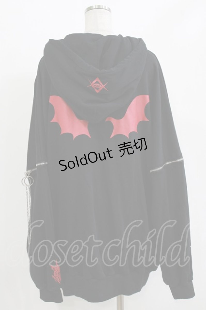 画像3: REFLEM / 椎名ひかりコラボドロップショルダーパーカー FREE 黒 H-26-04-27-021-PU-TO-AK-ZH (3)