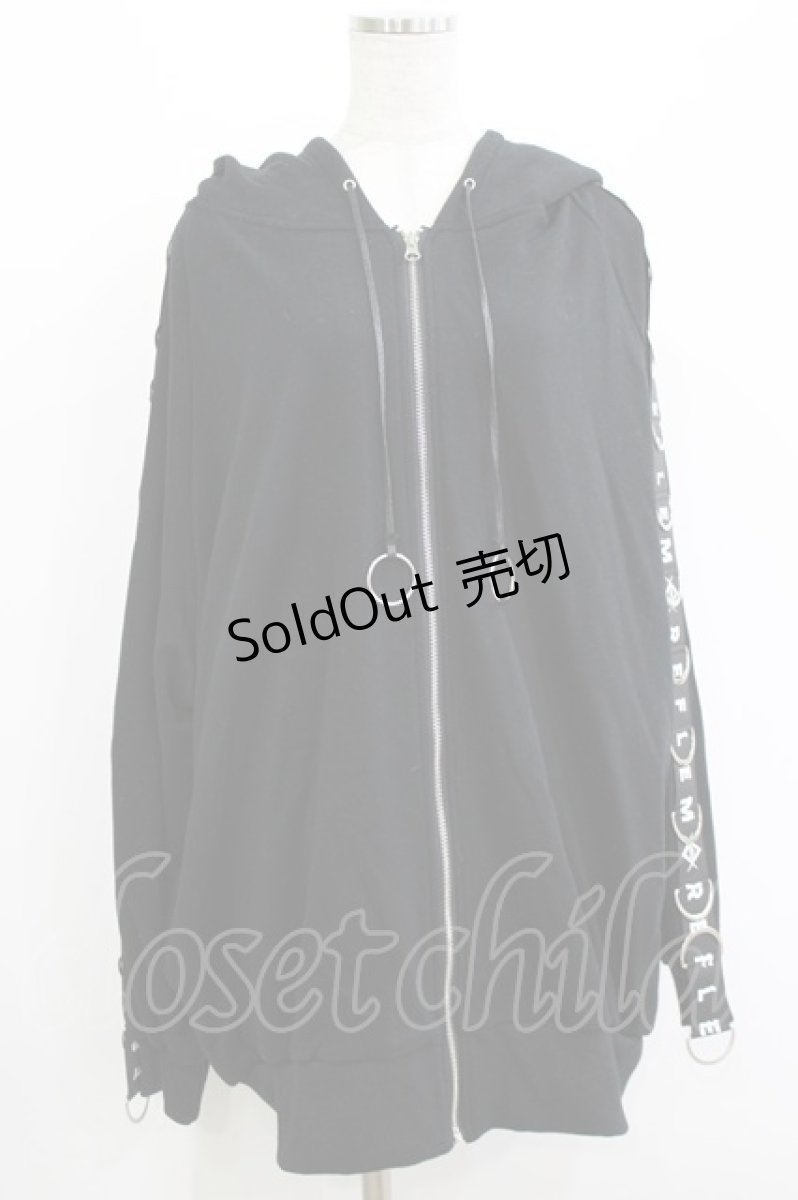 画像1: REFLEM / Dカンラインジップアップパーカー FREE 黒 H-26-04-27-022-PU-TO-AK-ZH (1)