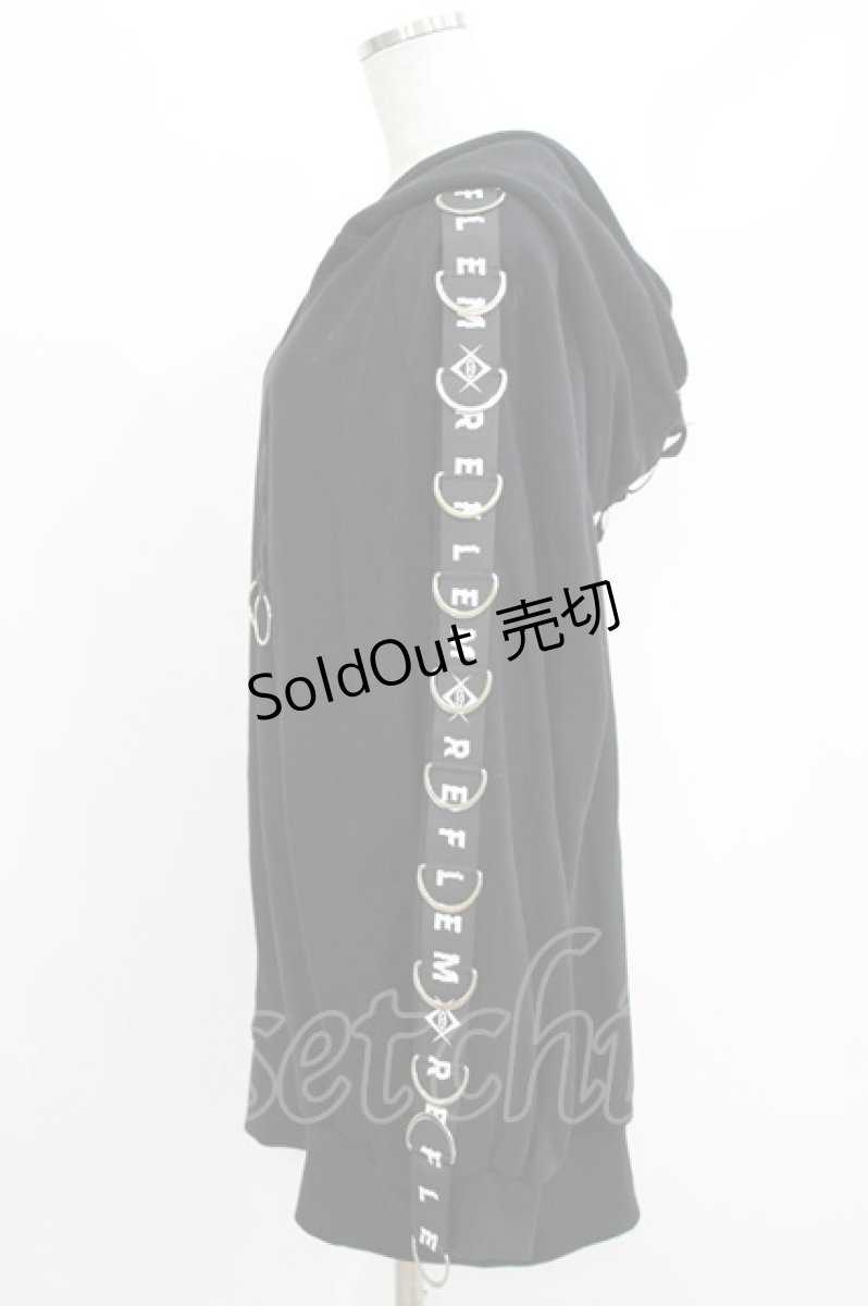 画像2: REFLEM / Dカンラインジップアップパーカー FREE 黒 H-26-04-27-022-PU-TO-AK-ZH (2)