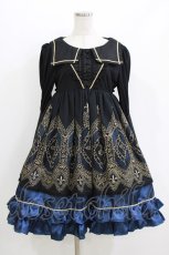 画像1: ALICE and the PIRATES / A/Pオパール聖歌隊ワンピース Free ブラック/ブルー H-26-04-28-001-PA-OP-NS-ZH (1)