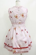 画像3: Ank Rouge / CherryTeddyジャンパースカート M ピンク H-26-04-28-025-CA-OP-NS-ZH (3)