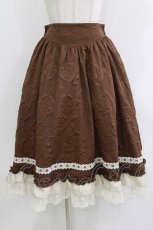 画像1: Eri Aino's collaboration / 愛野えり/TT*AINジャガードSK L ブラウン H-26-04-28-028-PU-SK-NS-ZH (1)