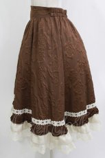 画像2: Eri Aino's collaboration / 愛野えり/TT*AINジャガードSK L ブラウン H-26-04-28-028-PU-SK-NS-ZH (2)