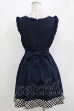 画像3: Secret Honey / チェック切替ジャンパースカート Free ネイビー H-26-04-28-031-CA-OP-NS-ZH (3)