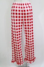 画像5: m petit by misako / ハローキティ/ルームウェア L オフ/レッド H-26-04-28-034-LO-OP-NS-ZH (5)