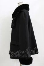 画像2: majoretty / フリルコート 3L ブラック H-26-04-28-036-GO-CO-NS-ZH (2)