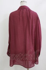 画像3: axes femme / シアー素材シャツ M パープル H-26-04-28-040-AX-BL-NS-ZH (3)