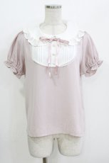 画像1: Ank Rouge / ハートレースパフブラウス M ピンク H-26-04-28-047-CA-BL-NS-ZH (1)