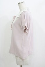 画像2: Ank Rouge / ハートレースパフブラウス M ピンク H-26-04-28-047-CA-BL-NS-ZH (2)